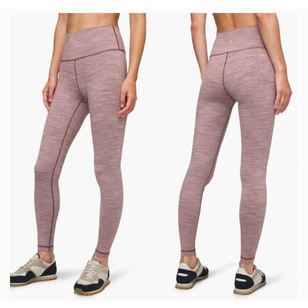 Lululemon Wunder Under Mulberry Leggings Size 10